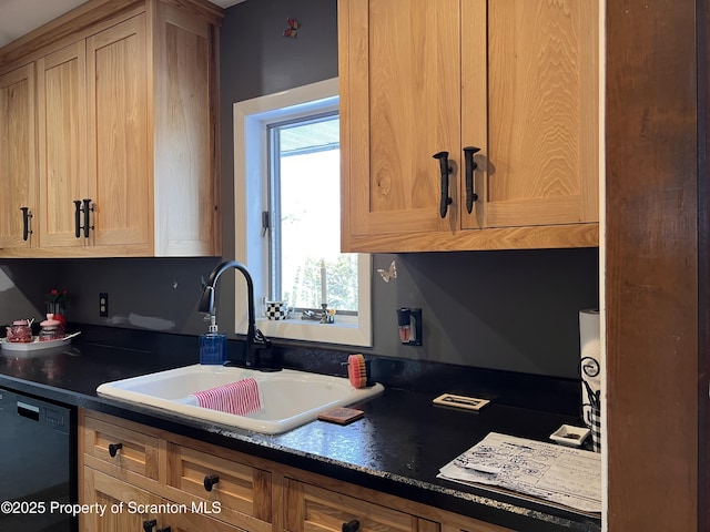 kitchen with dishwasher and sink