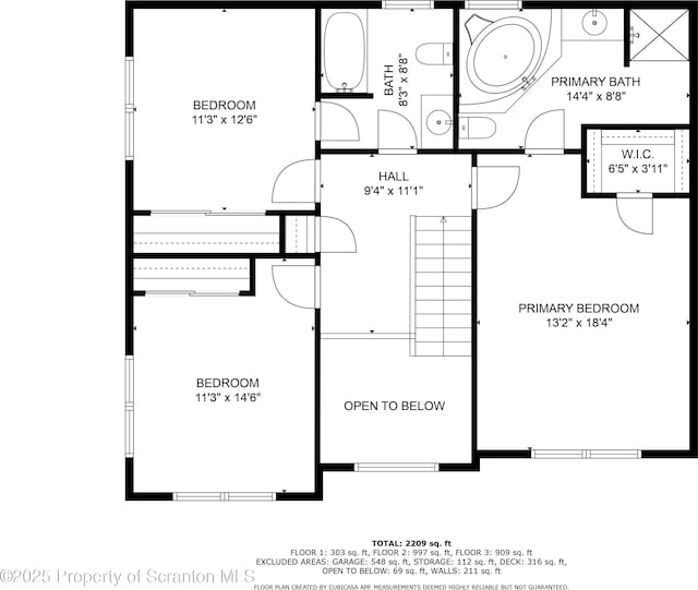 99 Elizabeth Ave, Hallstead, PA 18822 - floor plan / room layout