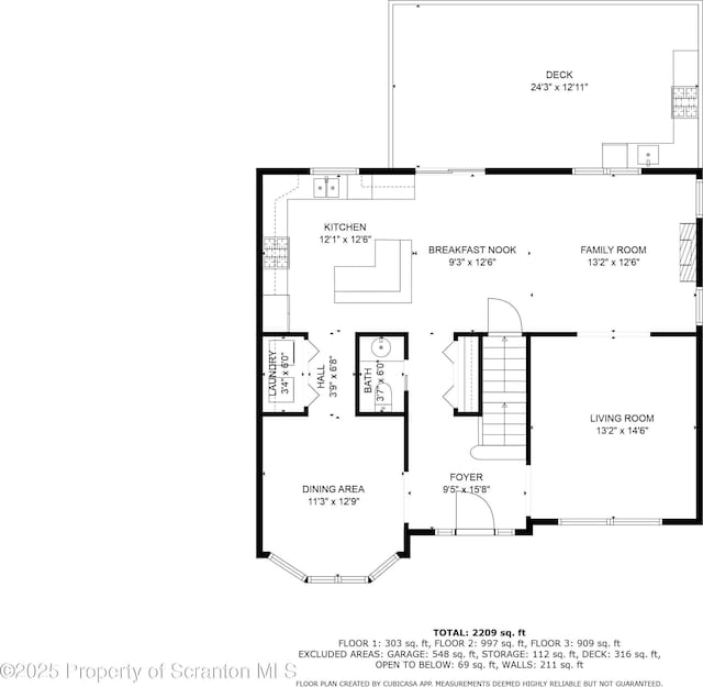 99 Elizabeth Ave, Hallstead, PA 18822 - property floor plan