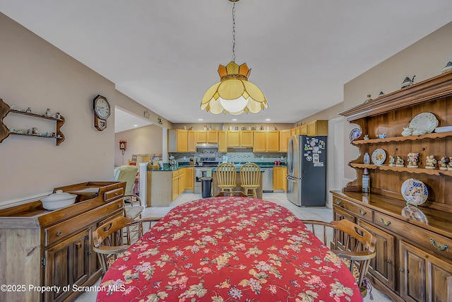 8 Parkland Dr Bldg 9, South Abington Twp, PA 18411 - dining space with recessed lighting and light tile patterned flooring