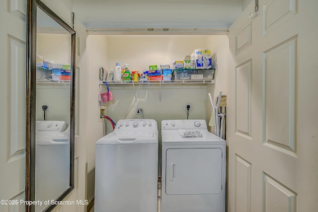 8 Parkland Dr Bldg 9, South Abington Twp, PA 18411 - laundry room with washing machine and clothes dryer