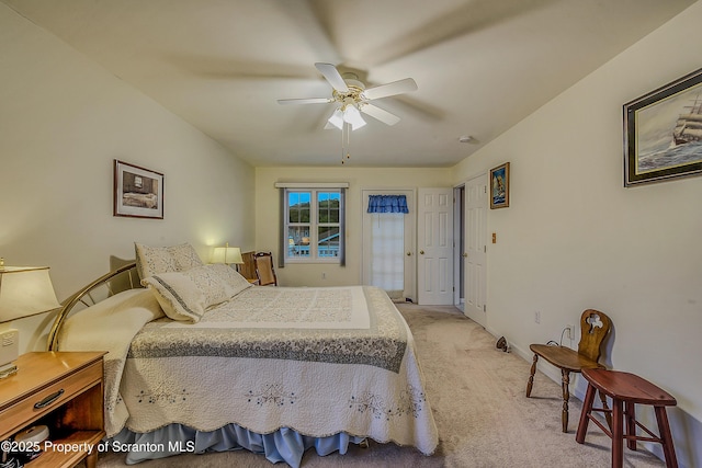 8 Parkland Dr Bldg 9, South Abington Twp, PA 18411 - bedroom featuring carpet flooring and ceiling fan