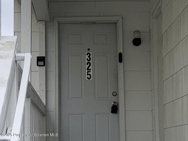 view of entrance to property