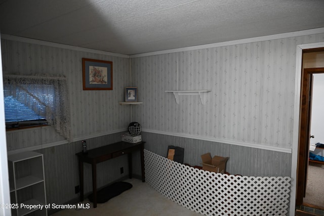 bathroom featuring a textured ceiling