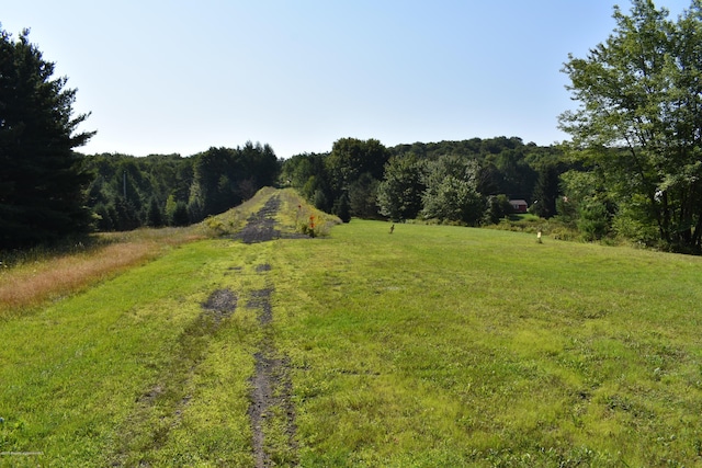 view of landscape featuring a rural view