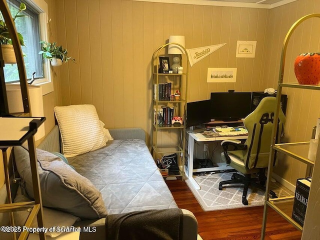 121 Burcher Ave, South Abington Twp, PA 18411 - home office featuring wood finished floors