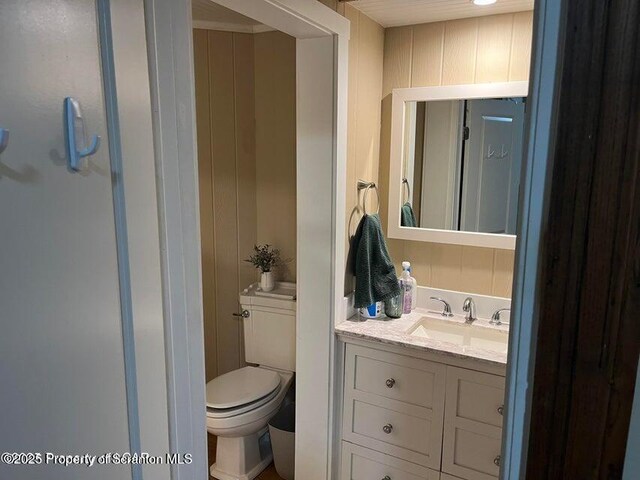 121 Burcher Ave, South Abington Twp, PA 18411 - bathroom with vanity and toilet
