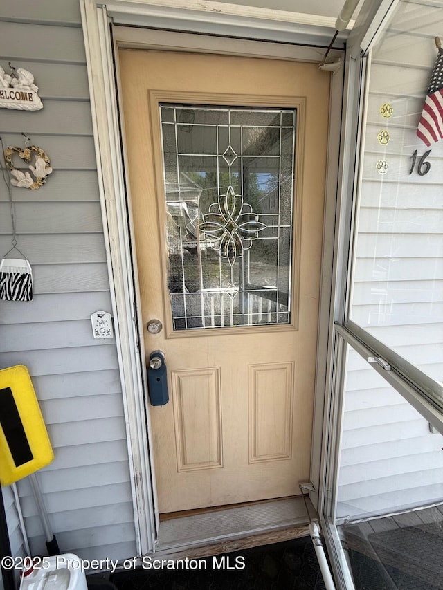 view of entrance to property