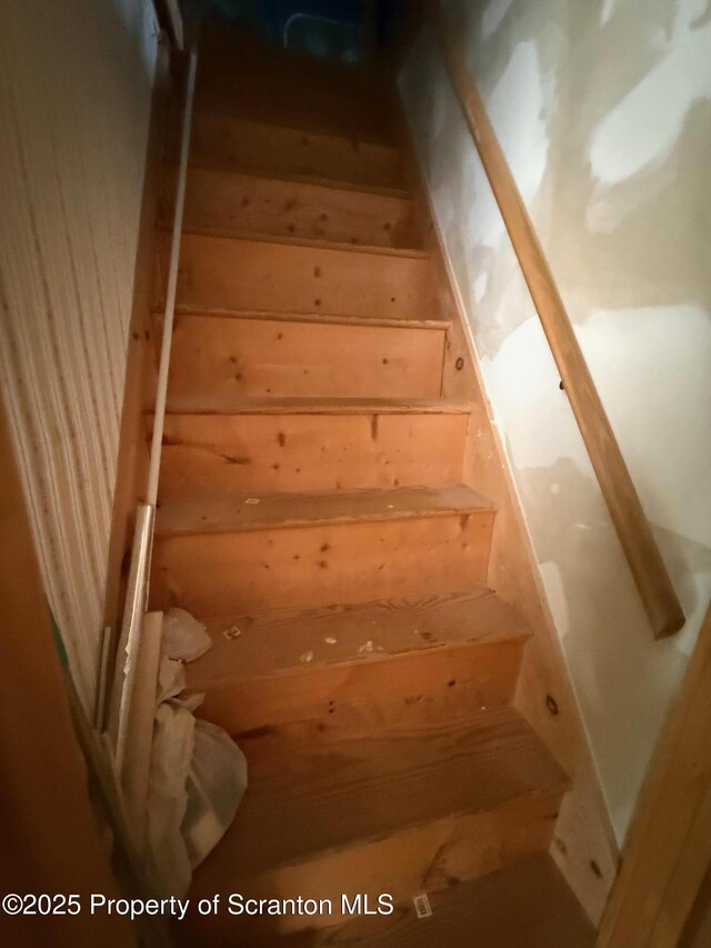 view of staircase
