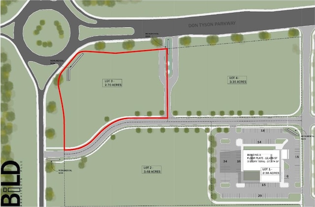 LOT3 Don Tyson Pkwy, Springdale AR, 72762 land for sale