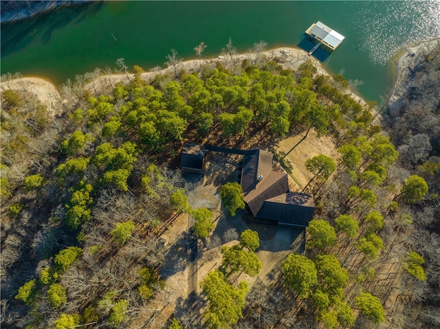 18515 Dream Catcher, Garfield, AR 72732 - drone / aerial view featuring a water view