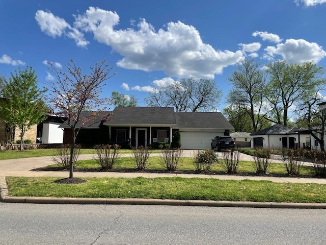 ranch-style house with a garage