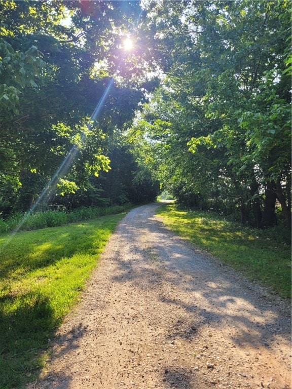 view of road