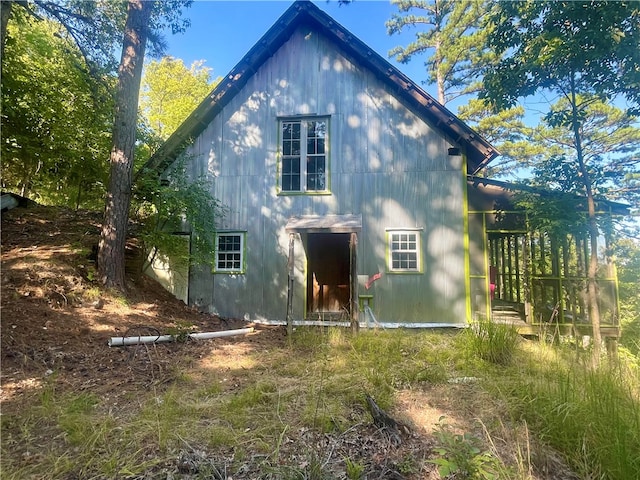 view of rear view of house