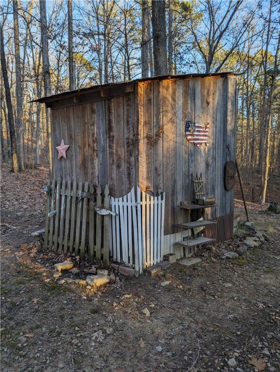 view of shed / structure