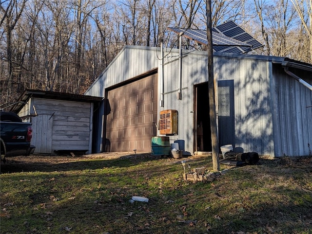 exterior space featuring a yard