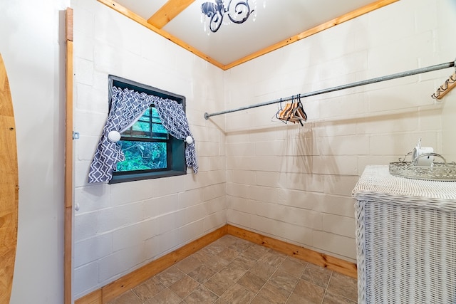 bathroom featuring tile floors and vanity