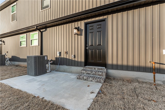 entrance to property with central AC