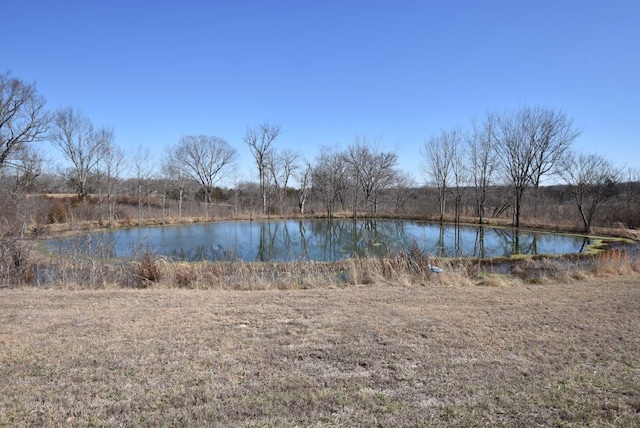 view of property view of water