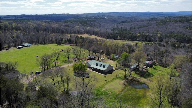 view of aerial view