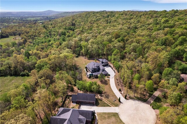 view of birds eye view of property