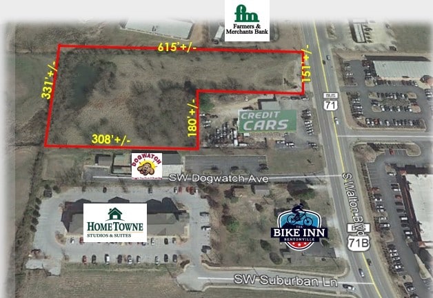 3300 S Walton Blvd, Bentonville AR, 72712 land for sale