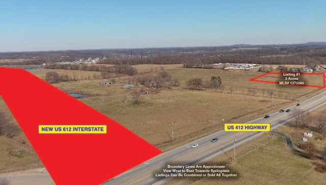 412 W Henri De Tonti Blvd, Tbd W, Tontitown AR, 72762 land for sale