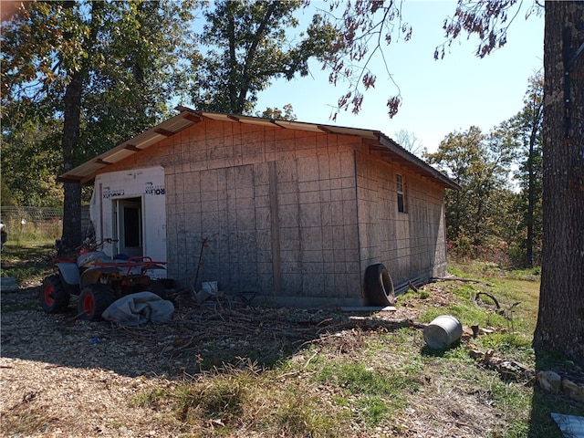 view of home's exterior