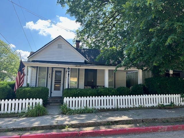 bungalow with covered porch