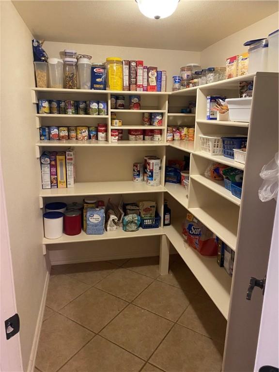 view of pantry