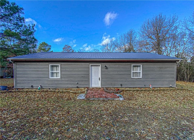 view of rear view of house