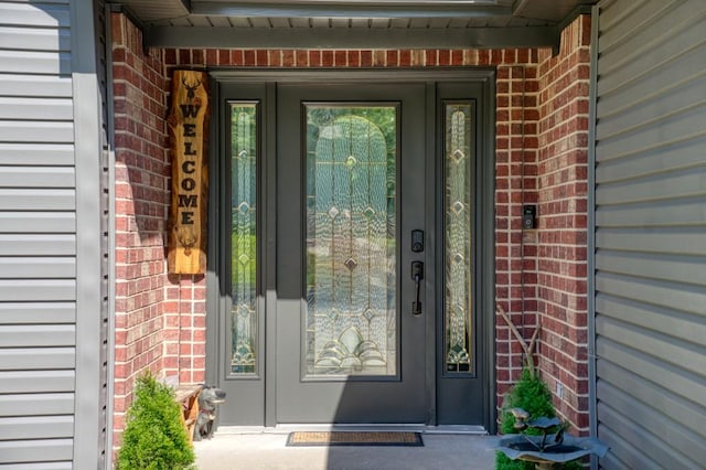 view of entrance to property