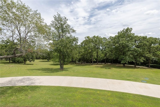 view of home's community featuring a yard