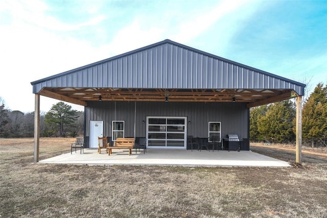 rear view of house with a patio area