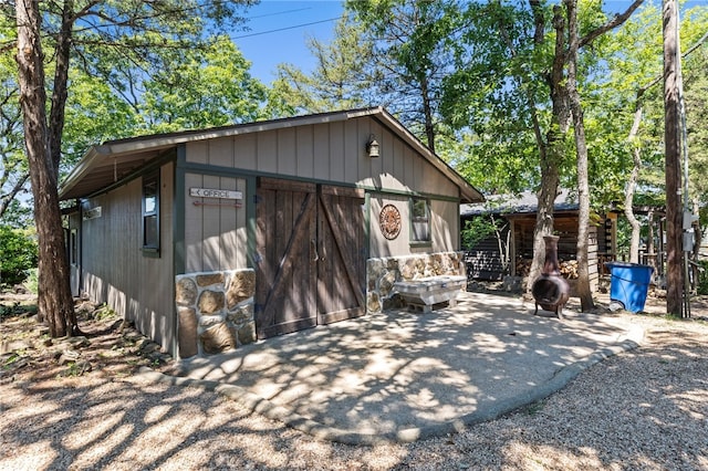 view of shed / structure