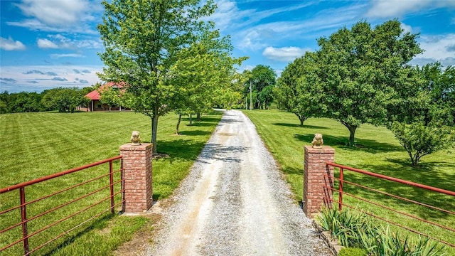 view of road