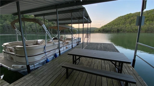 20462 Tacker Rd, Garfield, AR 72732 - dock with a water view