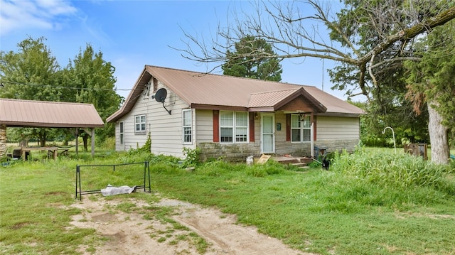 view of front of home