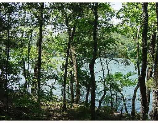 view of landscape featuring a water view