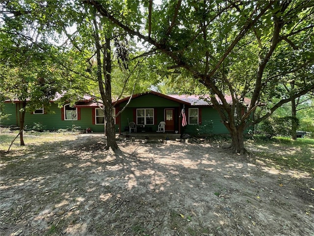 view of ranch-style home