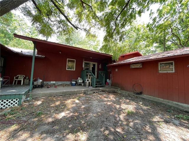 view of rear view of property