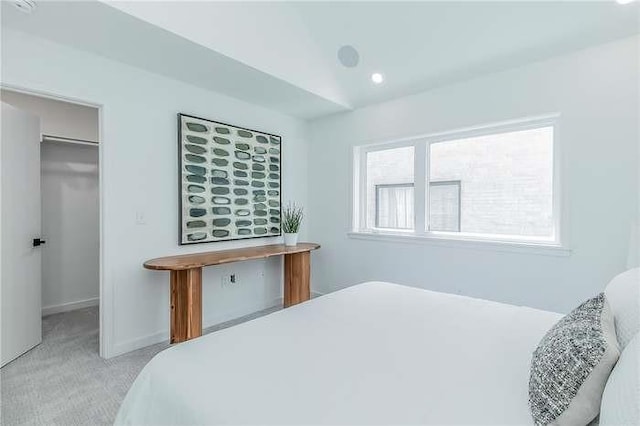 406 SE G St, Bentonville, AR 72712 - carpeted bedroom featuring recessed lighting, baseboards, and a spacious closet