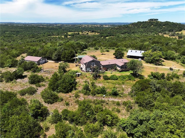 aerial view with a view of trees