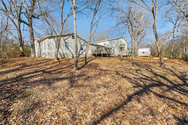 exterior space with a deck