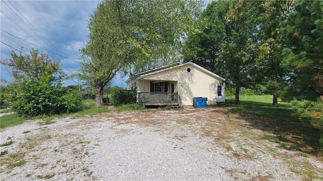 3810 Rainbow Farm Rd, Bentonville, AR 72713 - view of property exterior featuring covered porch