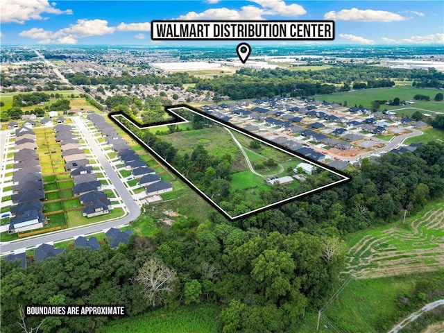 3810 Rainbow Farm Rd, Bentonville, AR 72713 - aerial view with a water view