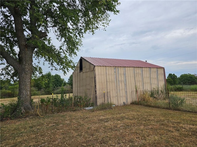 view of outdoor structure