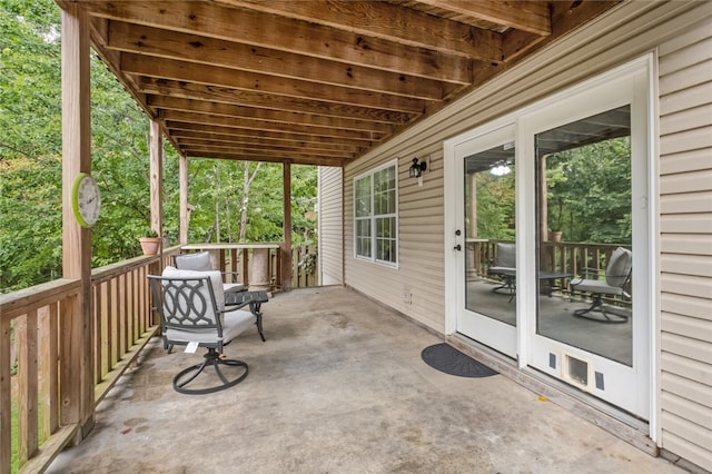 view of patio