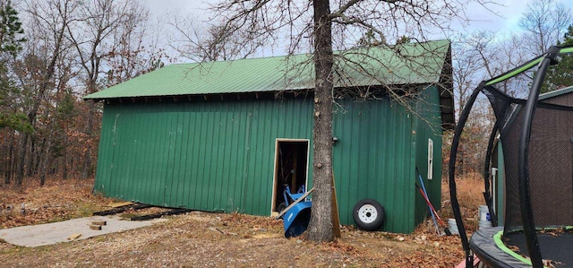 view of outbuilding