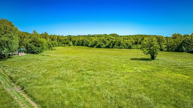 view of landscape with a rural view